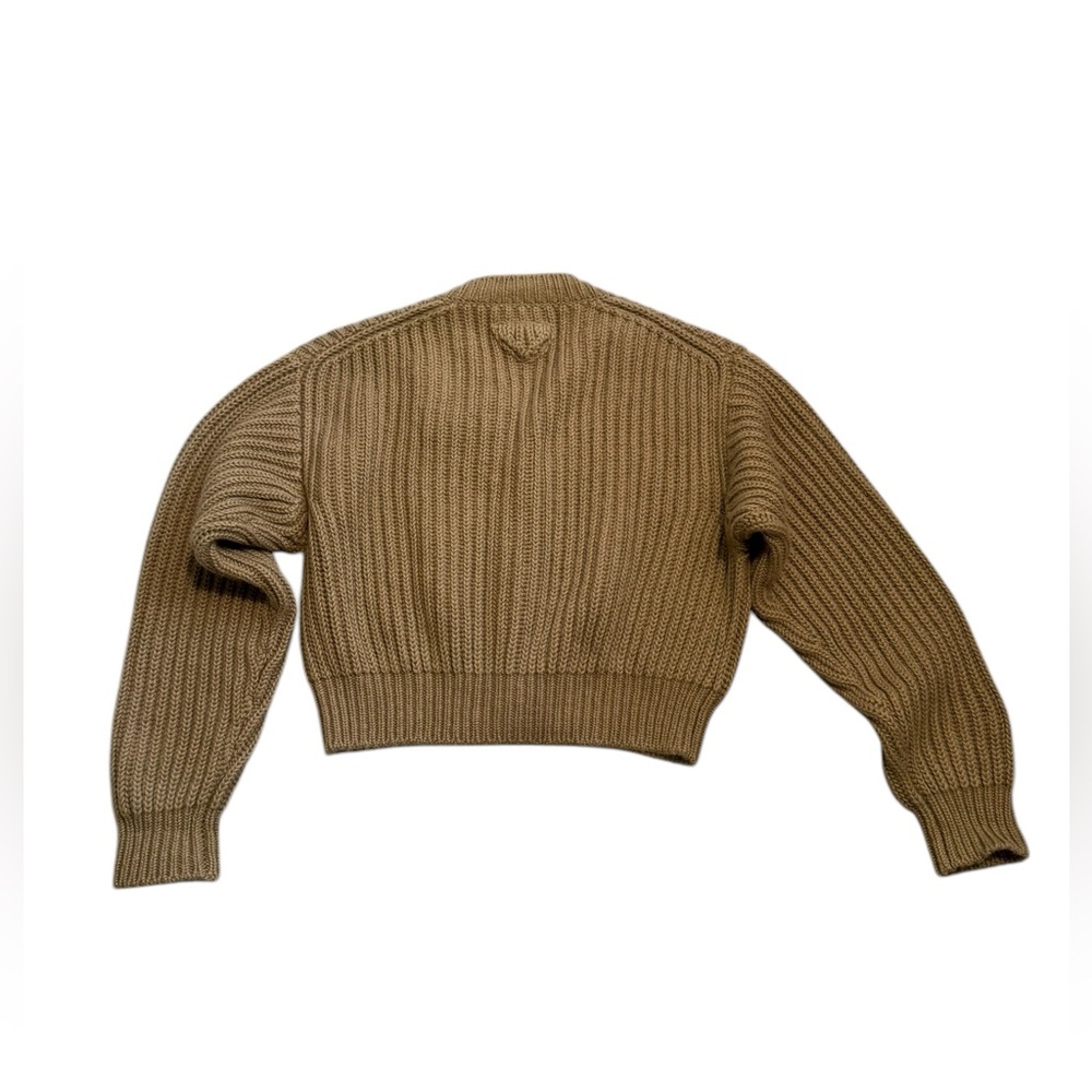 PRADA***Women's Brown Heavy Knit Cardigan Sweater***Size 42 $2450 NWT - Picture 3 of 4
